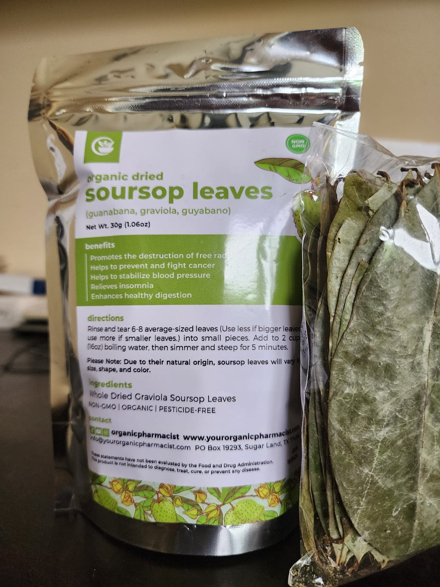 Soursop Leaves - Reduce cancer risk! - Immune Support