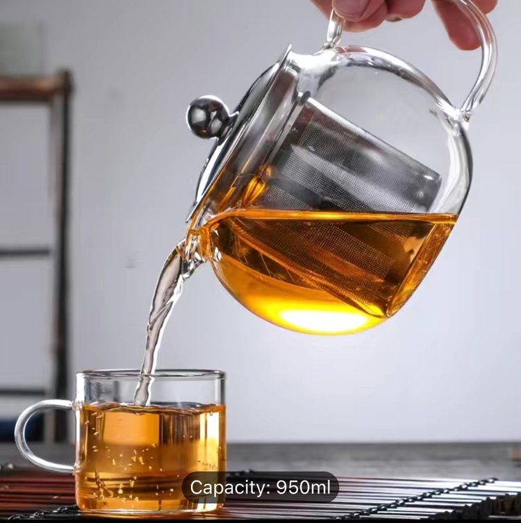 Heat-resistant Glass Teapot