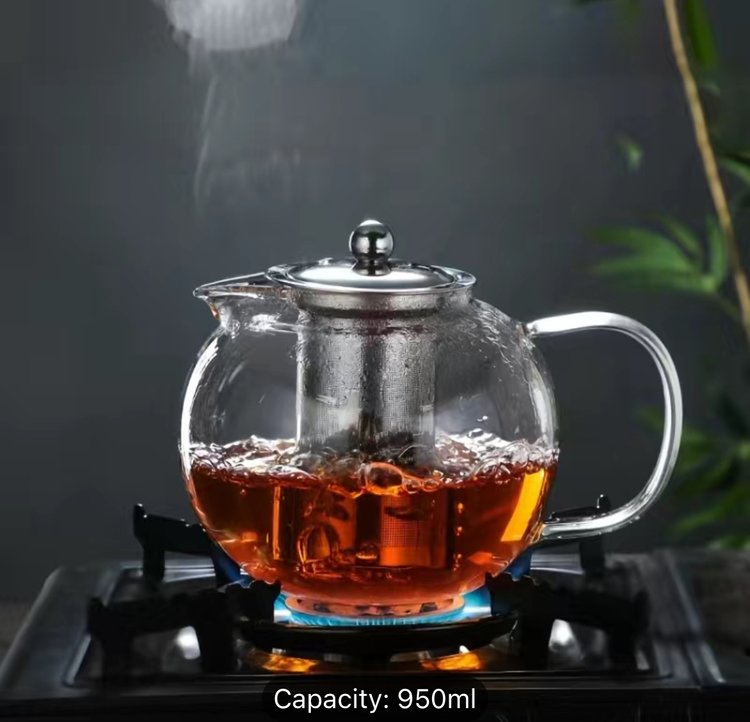 Heat-resistant Glass Teapot