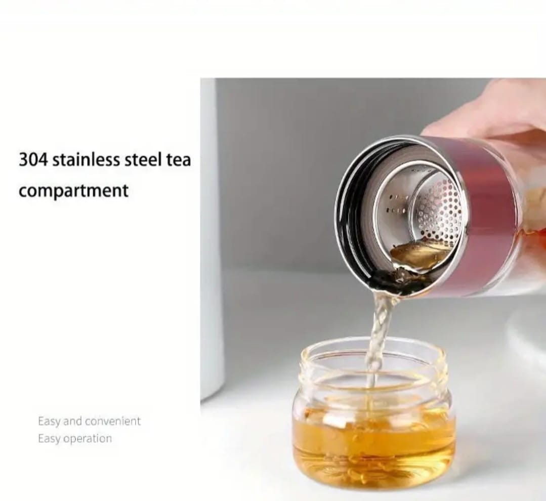 Infused Tea Separation Glass Bottle